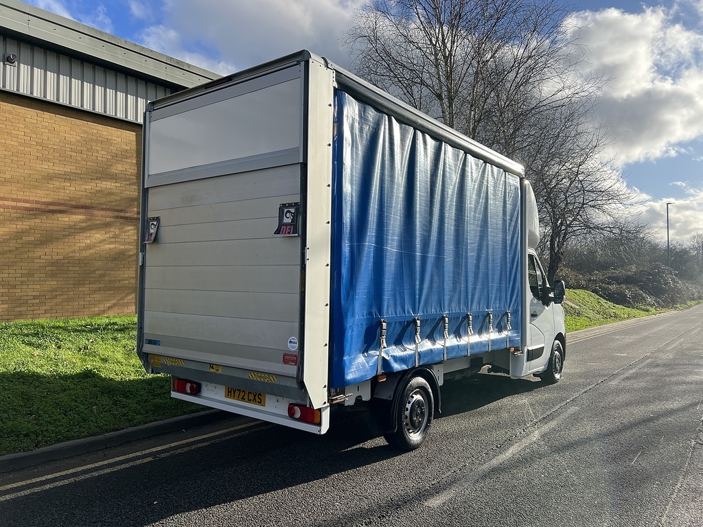 Renault Master 2.3 Curtain Side HY72CXS White #3