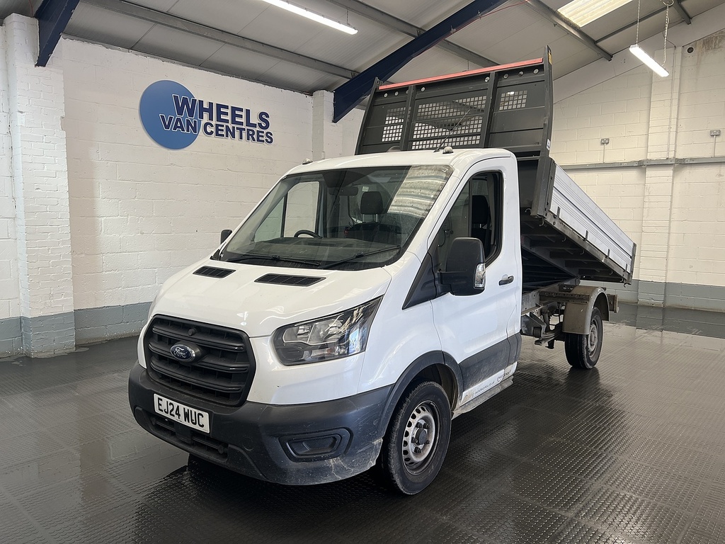 Ford Transit Custom 2.0 350 Ecoblue Leader Tipper Fw White