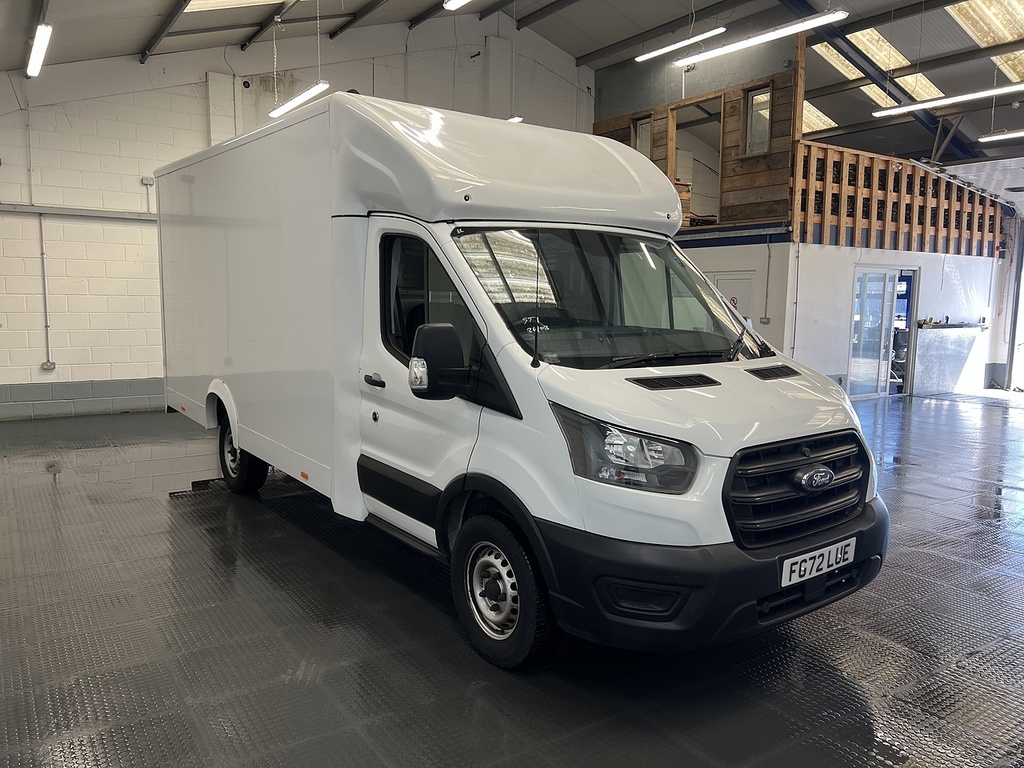 Ford Transit Custom L3 Euro 6 Low Loader 2.0 Luton 2.0 5 FG72LUE White #3