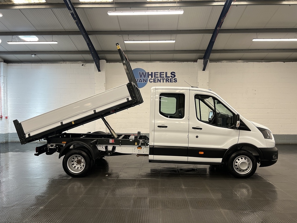 Ford Transit Custom 2.0 350 Ecoblue Leader Chassis Double Cab Dies WR75OBO White #5