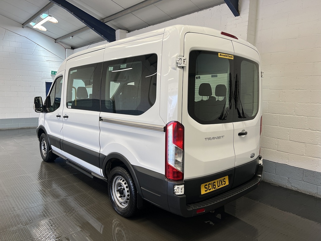 Ford Transit Custom 2.2 Tdci 350 Hdt Minibus L2 H2 SC16UXS White #3