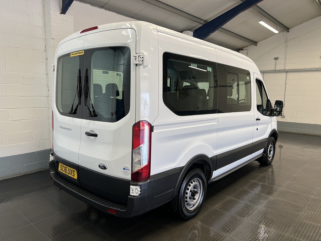 Ford Transit Custom 2.2 Tdci 350 Hdt Minibus L2 H2 SC16UXS White #5