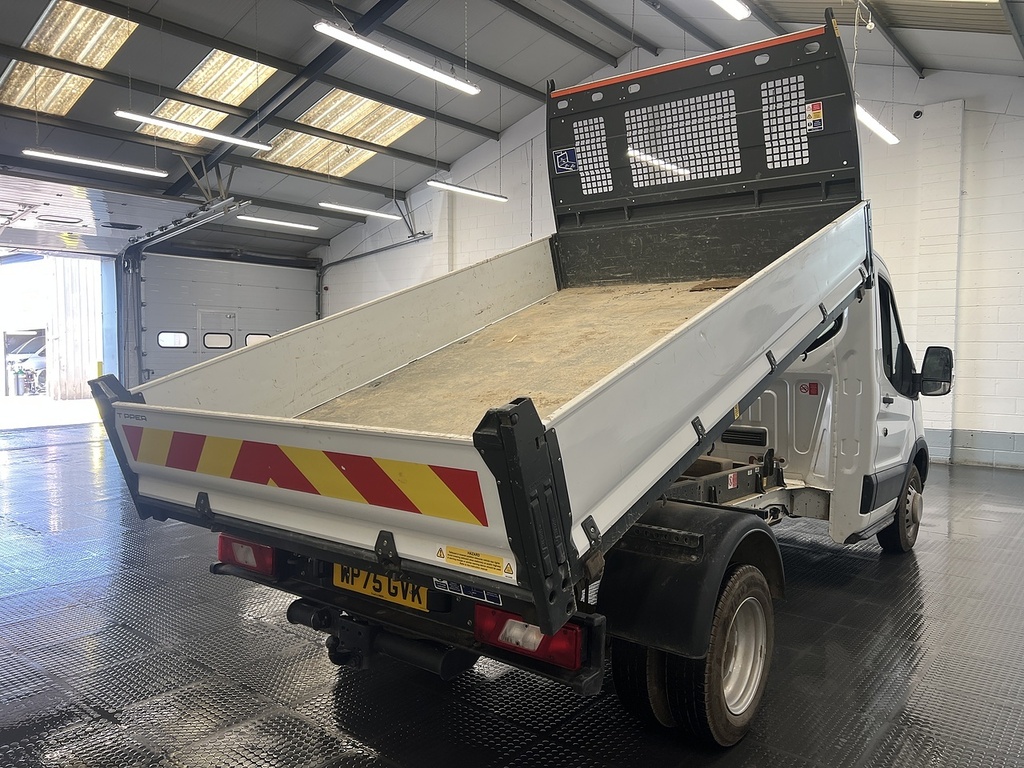 Ford Transit Custom 350 Ecoblue Leader Single Cab Trw Tipper 2.0 2 WP75GVK White #2