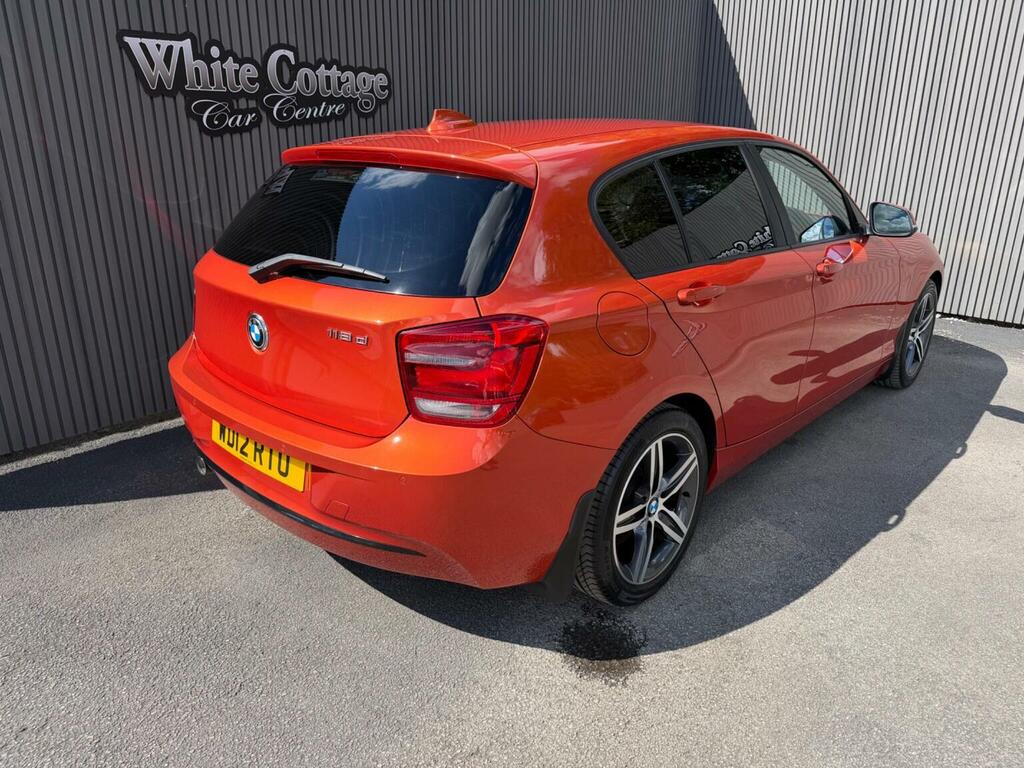 BMW 1 Series Hatchback 2.0 118D Sport Euro 5 Ss 20 Orange #2