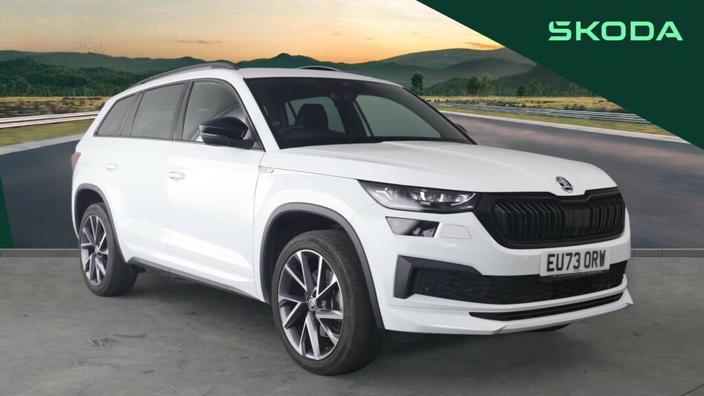 Skoda Kodiaq 2.0 Tsi Sportline Suv Dsg 4Wd Euro 6 S White