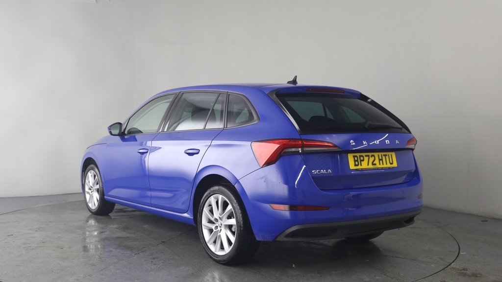 Skoda Scala 1.0 Tsi Se L Hatchback Euro 6 S BP72HTU Blue #3
