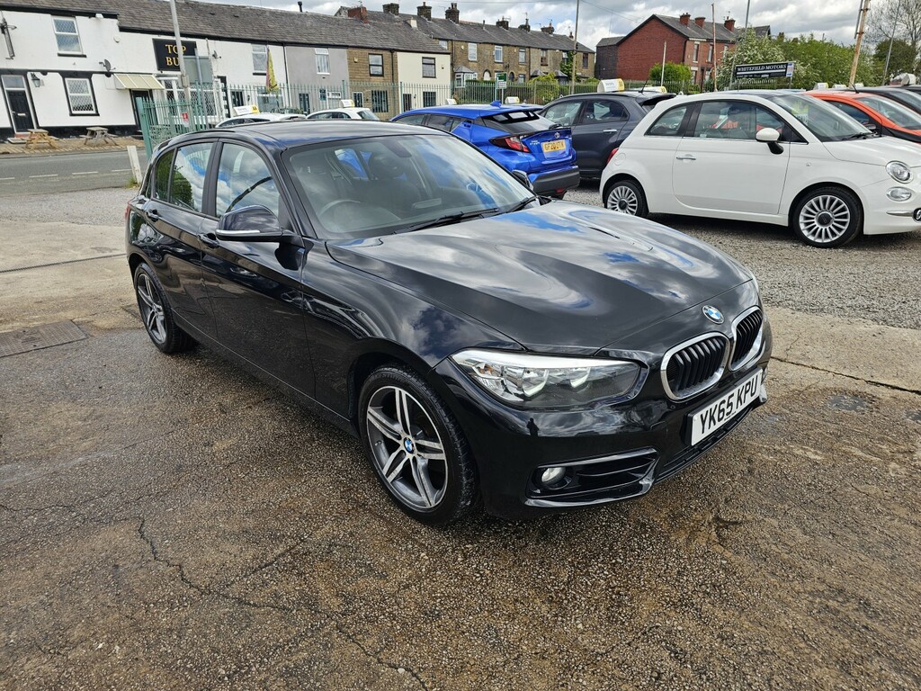 BMW 1 Series Hatchback 2.0 118D Sport 5-Door 201565 YK65KPU Black #2