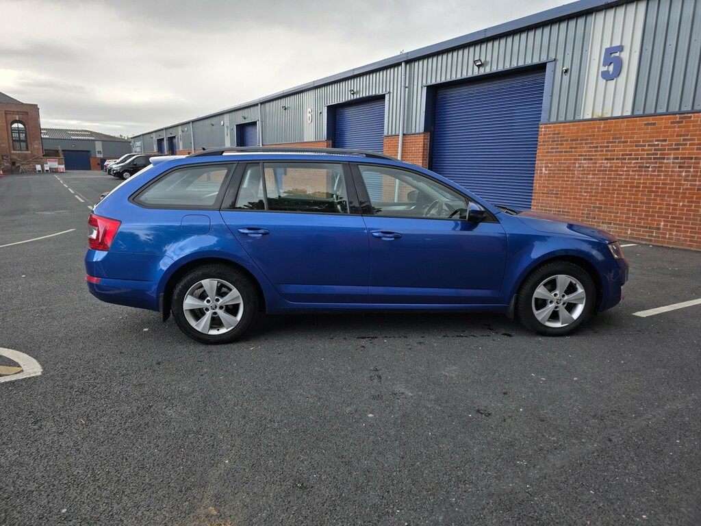 Skoda Octavia Estate 1.6 Tdi Se L 201616 Blue #5