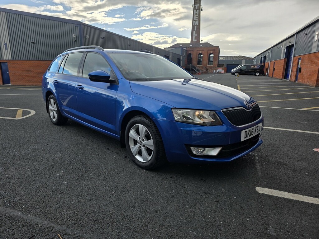 Skoda Octavia Estate 1.6 Tdi Se L 201616 Blue #2