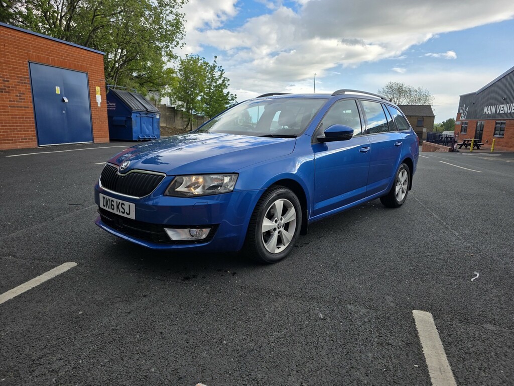 Skoda Octavia Estate 1.6 Tdi Se L 201616 Blue #3