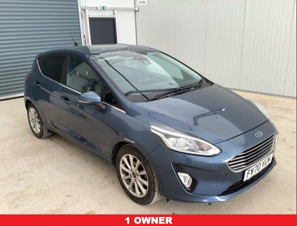 Ford Fiesta 1L Titanium FV70VUM Blue #3