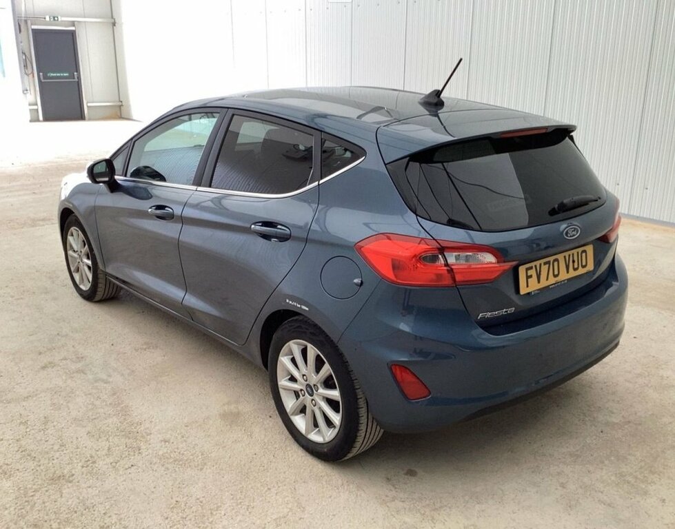 Ford Fiesta 1L Titanium FV70VUO Blue #4