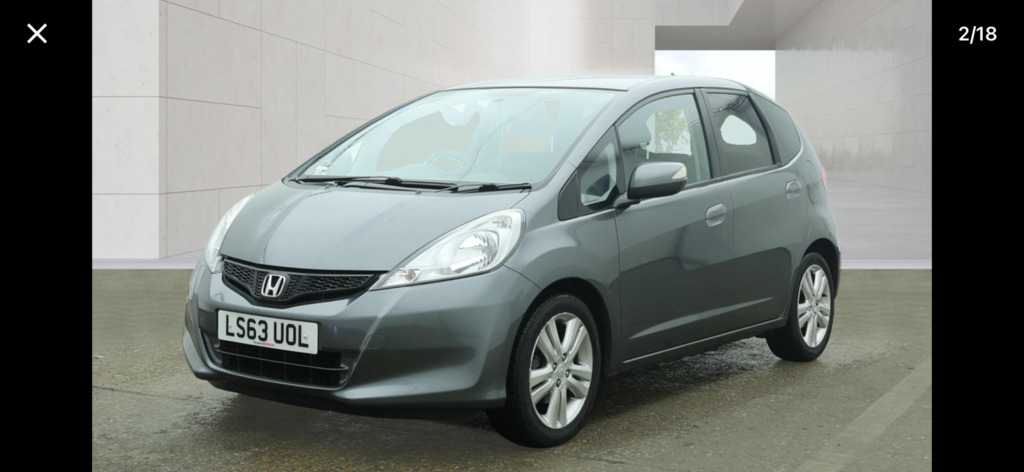 Honda Jazz Hatchback 1.4 I-vtec Es Plus 2013 Grey