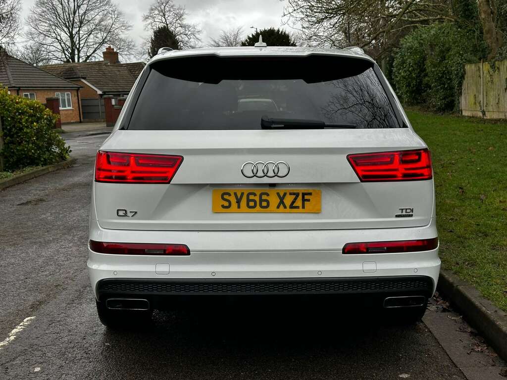 Audi Q7 Suv 3.0 Tdi V6 S Line Suv Tiptronic Qua SY66XZF White #6