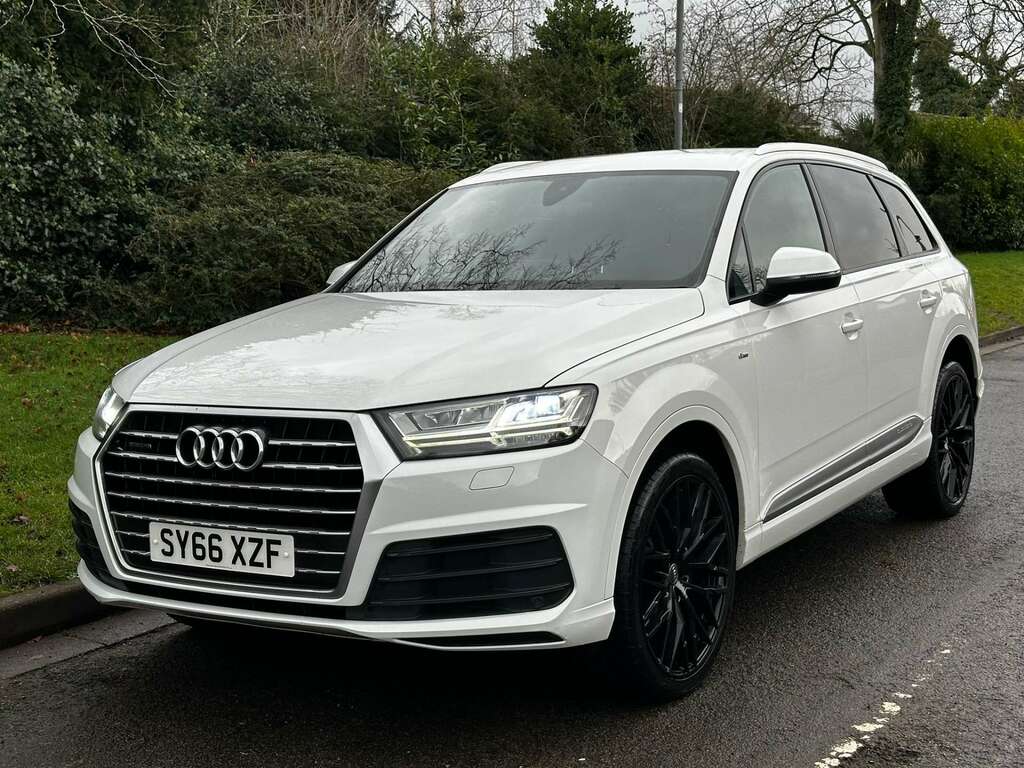 Audi Q7 Suv 3.0 Tdi V6 S Line Suv Tiptronic Qua SY66XZF White #3