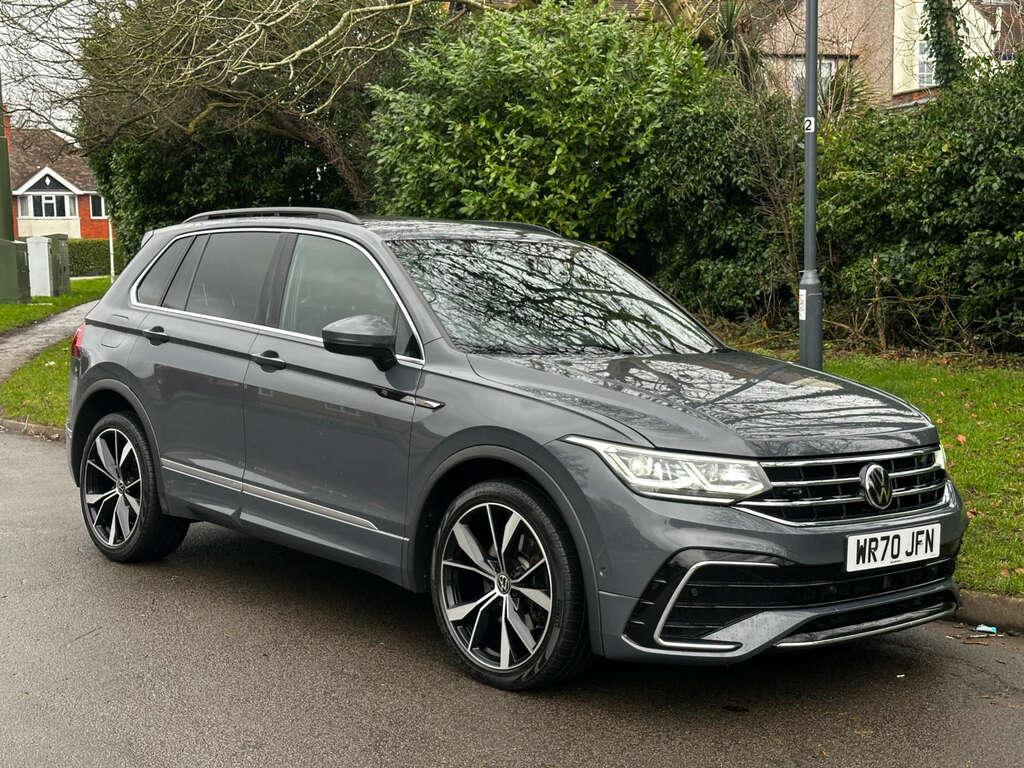 Volkswagen Tiguan Suv 2.0 Tdi R-line Suv Dsg 4Motion Euro WR70JFN Grey #2