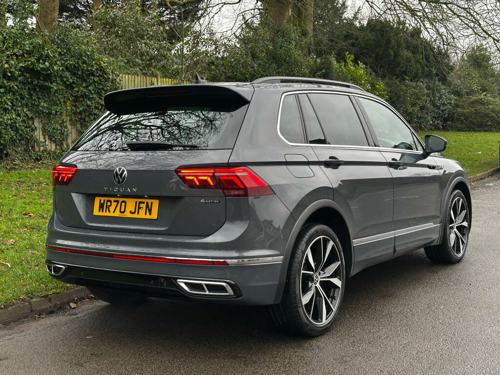 Volkswagen Tiguan Suv 2.0 Tdi R-line Suv Dsg 4Motion Euro WR70JFN Grey #6