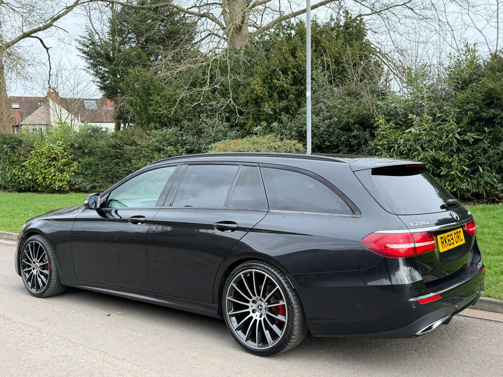 Mercedes-Benz E Class Estate 2.0 E220d Amg Line Night Edition Premium RK69ORC Black #4