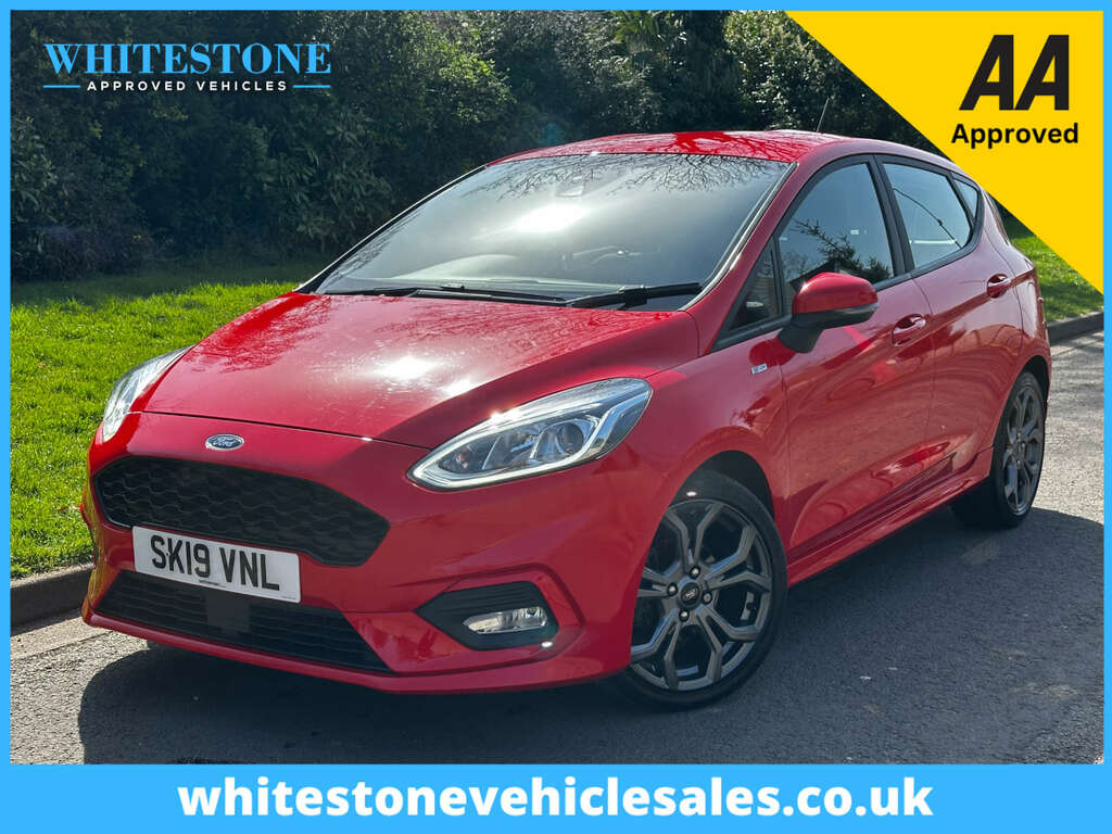 Ford Fiesta Hatchback 1.0T Ecoboost Gpf St-line Hatchback Red