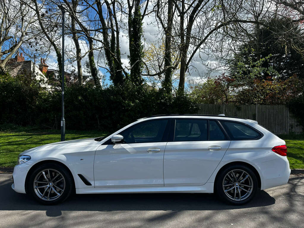 BMW 5 Series Estate 2.0 520D Xdrive M Sport 4Wd 2018 YA18WBL White #4