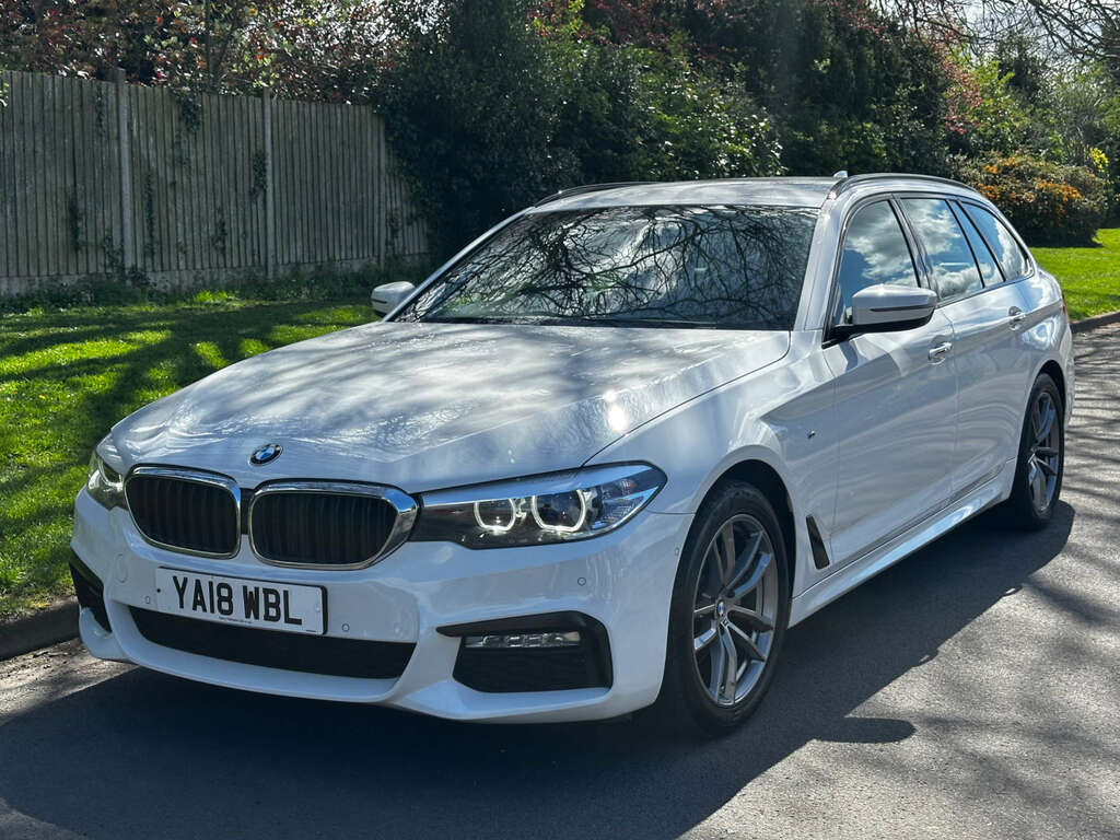 BMW 5 Series Estate 2.0 520D Xdrive M Sport 4Wd 2018 YA18WBL White #3