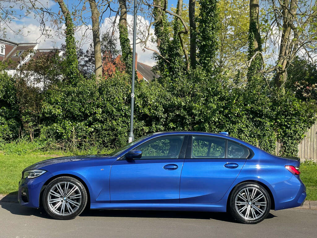 BMW 3 Series Saloon 2.0 320D M Sport Saloon Eur LG69MDY Blue #3