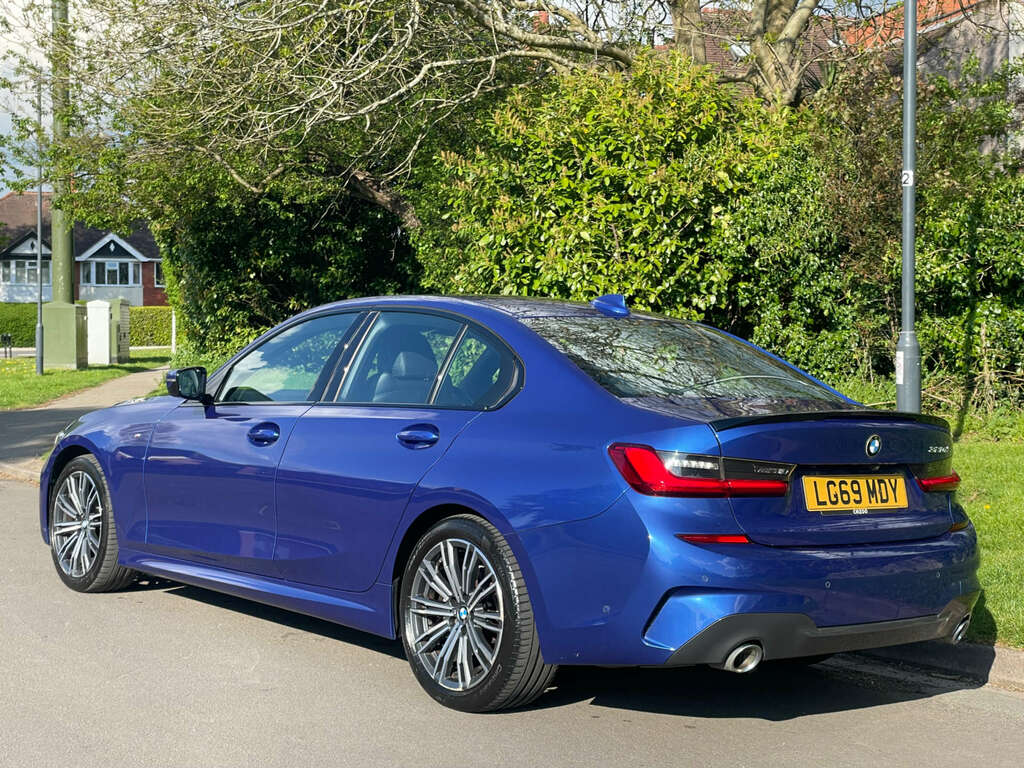 BMW 3 Series Saloon 2.0 320D M Sport Saloon Eur LG69MDY Blue #4