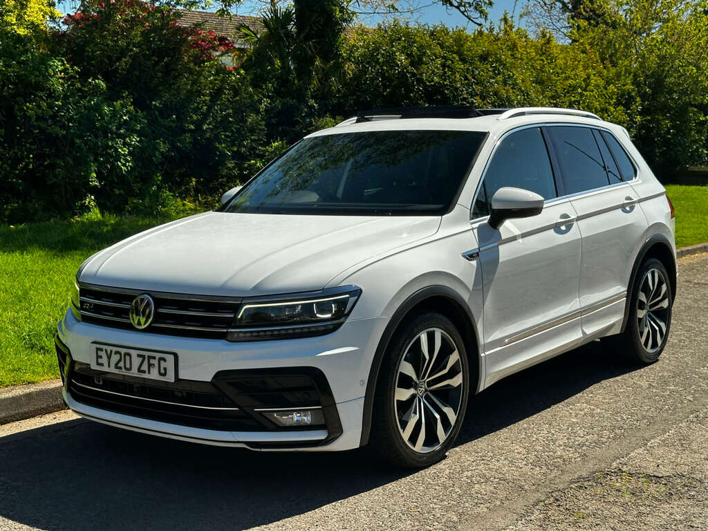 Volkswagen Tiguan Suv 2.0 Tdi R-line Tech Suv Dsg Euro 6 EY20ZFG White #3