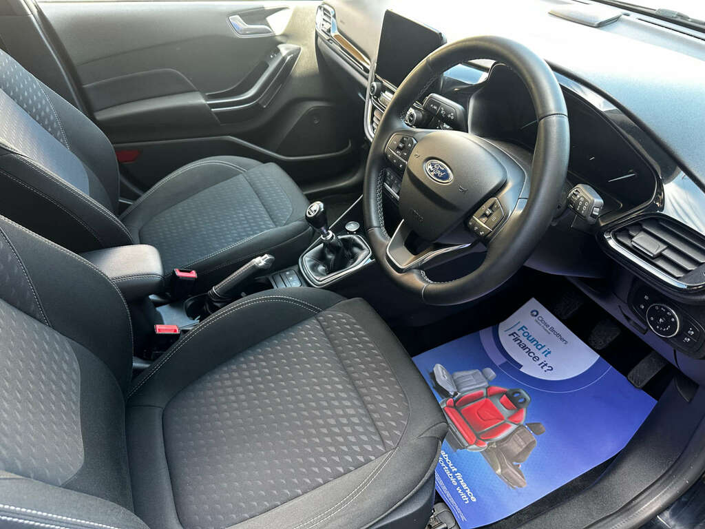 Ford Fiesta Hatchback 1.0T Ecoboost Gpf Titanium Hatchback MX69UAC Black #2