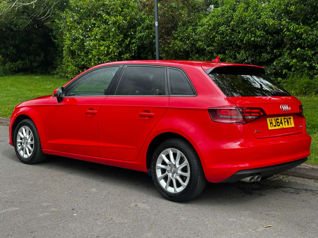 Audi A3 Hatchback 2.0 Tdi Sport Sportback Manua HJ64FWT Red #5