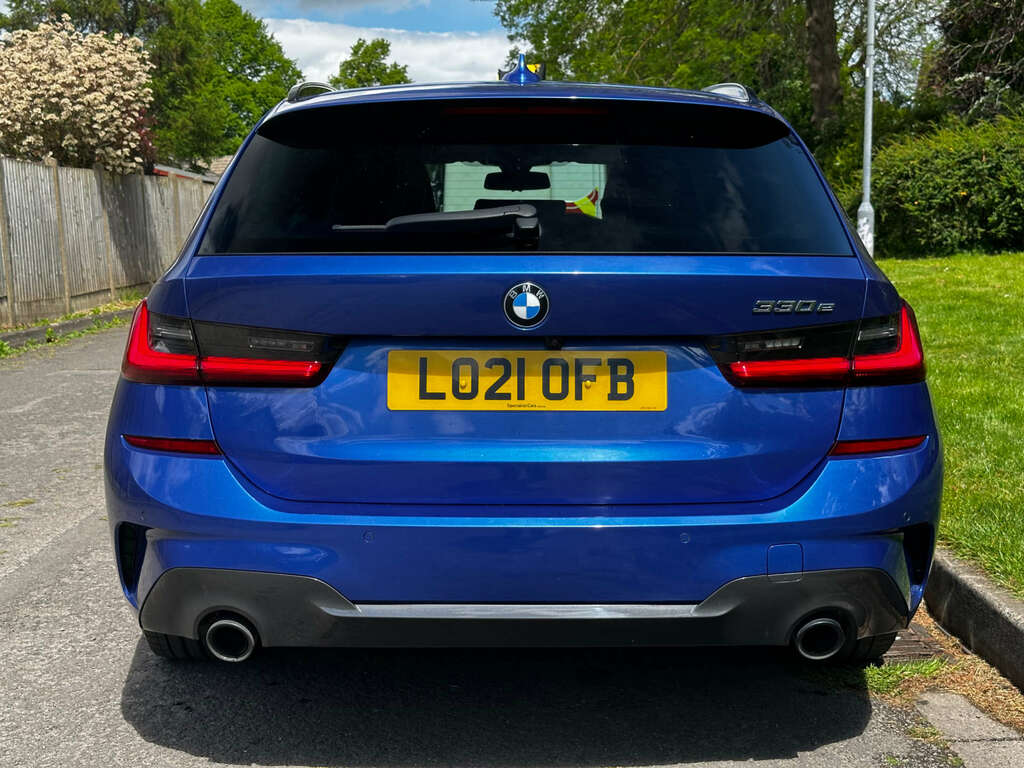 BMW 3 Series Estate 2.0 330E M Sport 2021 LO21OFB Blue #6