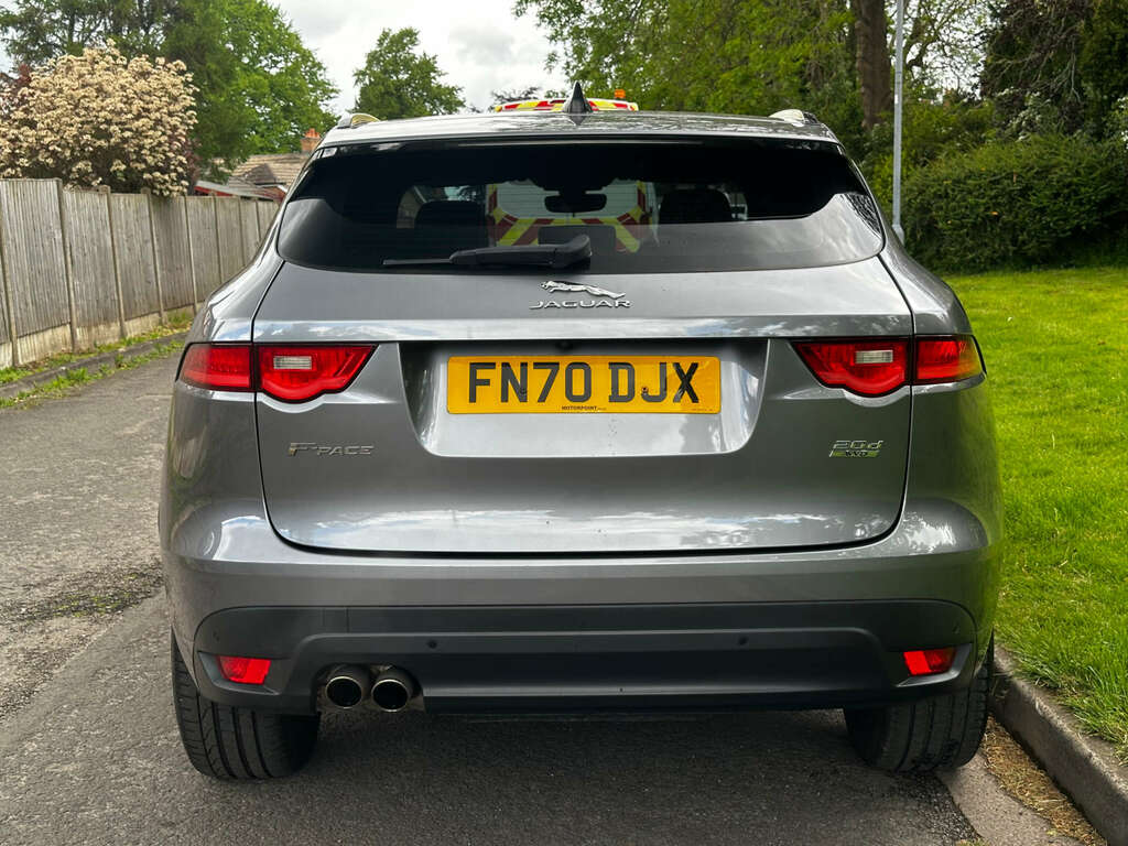 Jaguar F-Pace Suv 2.0 D180 Chequered Flag Suv Aw FN70DJX Grey #6