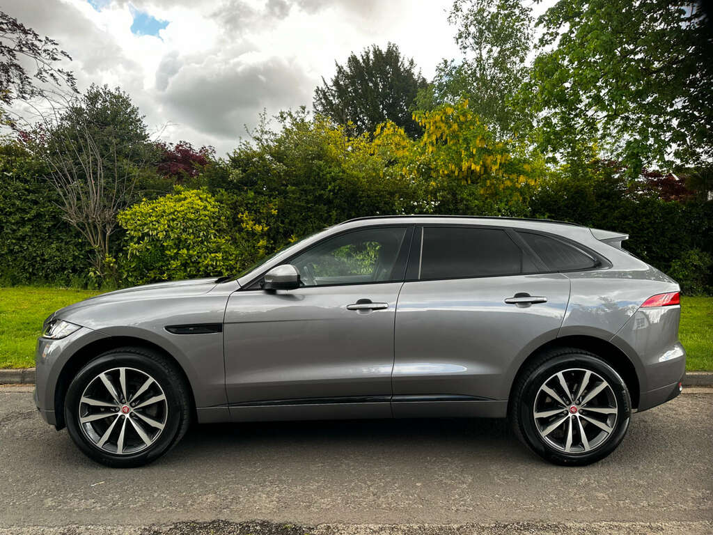 Jaguar F-Pace Suv 2.0 D180 Chequered Flag Suv Aw FN70DJX Grey #4
