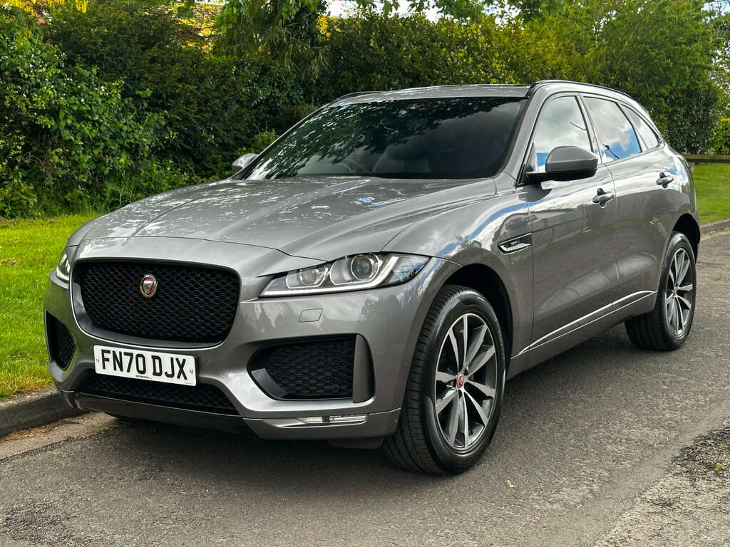 Jaguar F-Pace Suv 2.0 D180 Chequered Flag Suv Aw FN70DJX Grey #3
