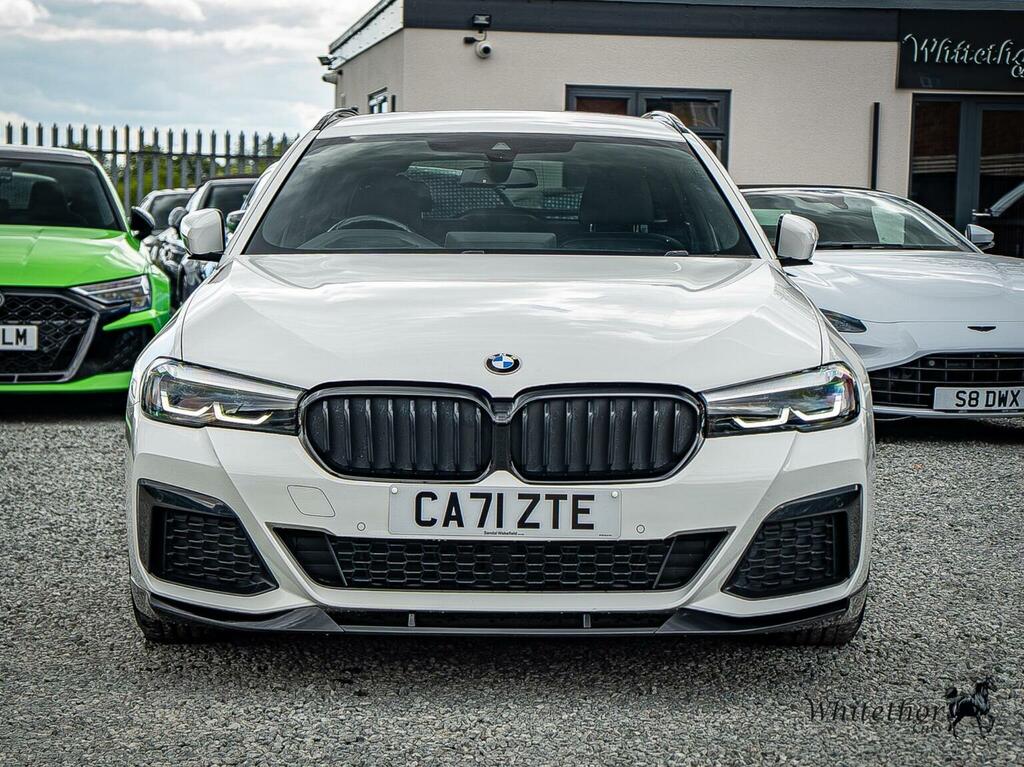 BMW 5 Series Estate 2.0 520D Mht M Sport Touring Steptronic Xdr CA71ZTE White #2