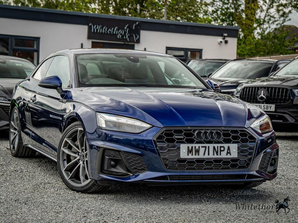 Audi A5 Coupe 2.0 Tfsi 45 S Line S Tronic Quattro Euro 6 Blue