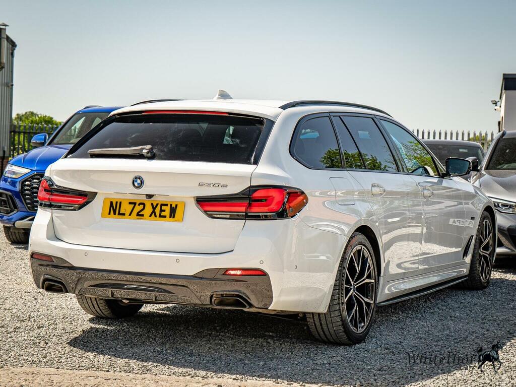 BMW 5 Series Estate 2.0 530E 12Kwh M Sport Touring Steptronic E NL72XEW White #6