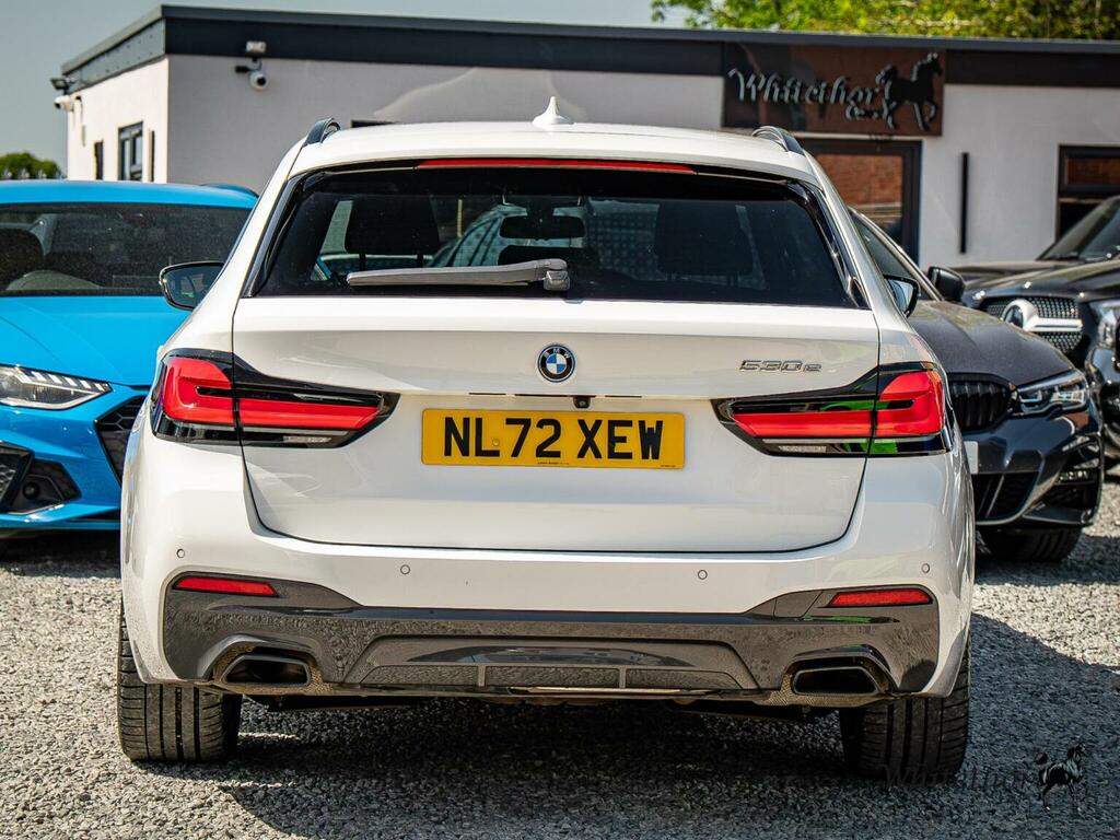 BMW 5 Series Estate 2.0 530E 12Kwh M Sport Touring Steptronic E NL72XEW White #5