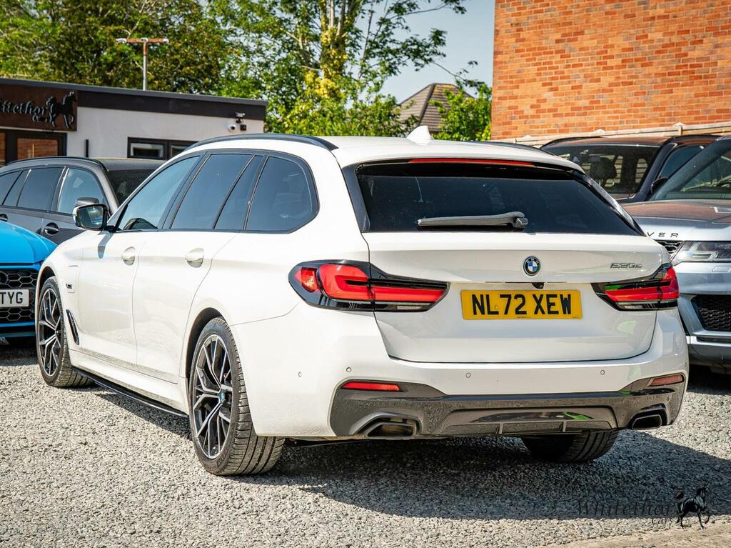 BMW 5 Series Estate 2.0 530E 12Kwh M Sport Touring Steptronic E NL72XEW White #4