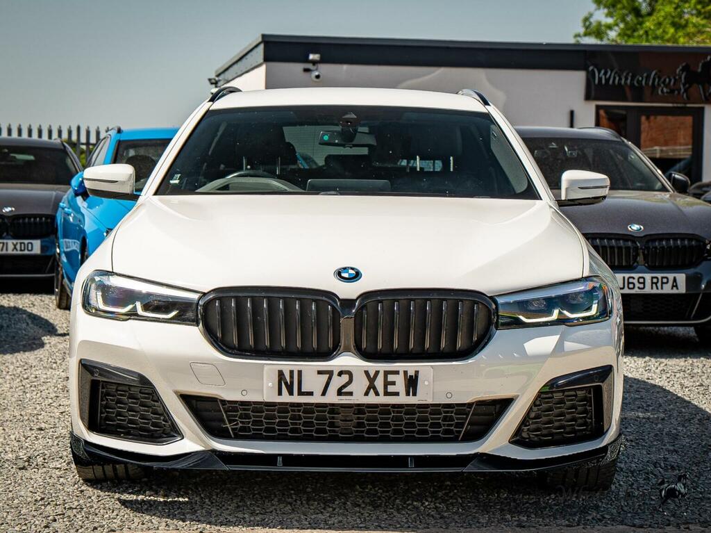 BMW 5 Series Estate 2.0 530E 12Kwh M Sport Touring Steptronic E NL72XEW White #2