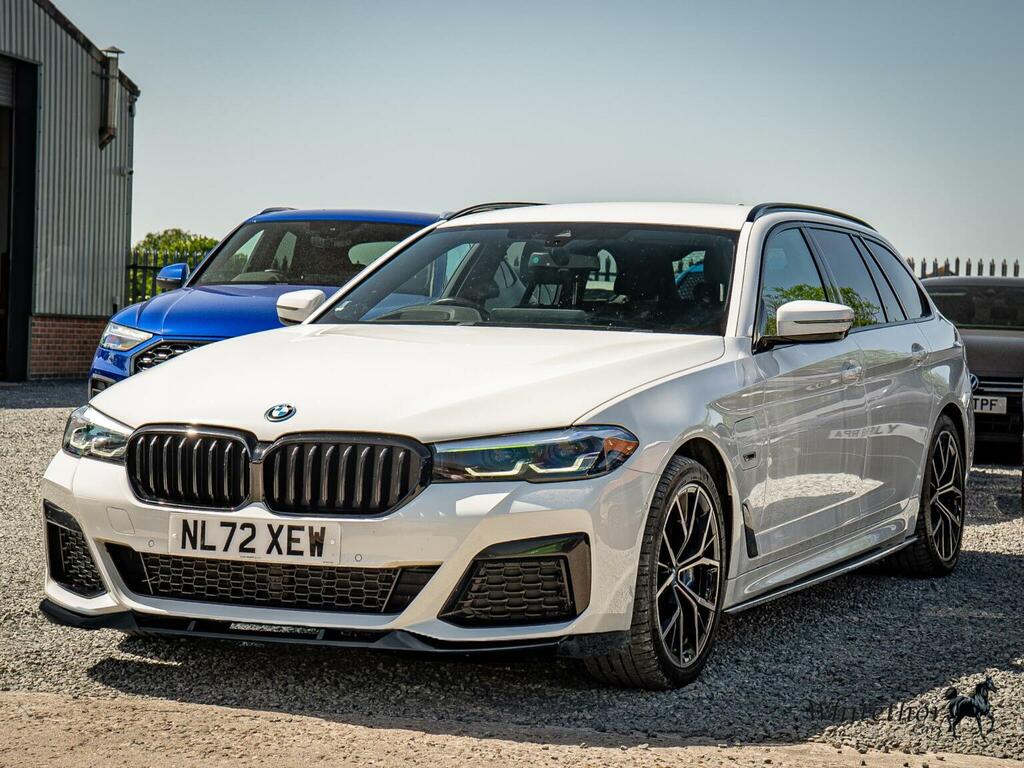 BMW 5 Series Estate 2.0 530E 12Kwh M Sport Touring Steptronic E NL72XEW White #3