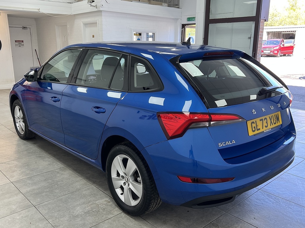 Skoda Scala Tsi Se GL73XUM Blue #4