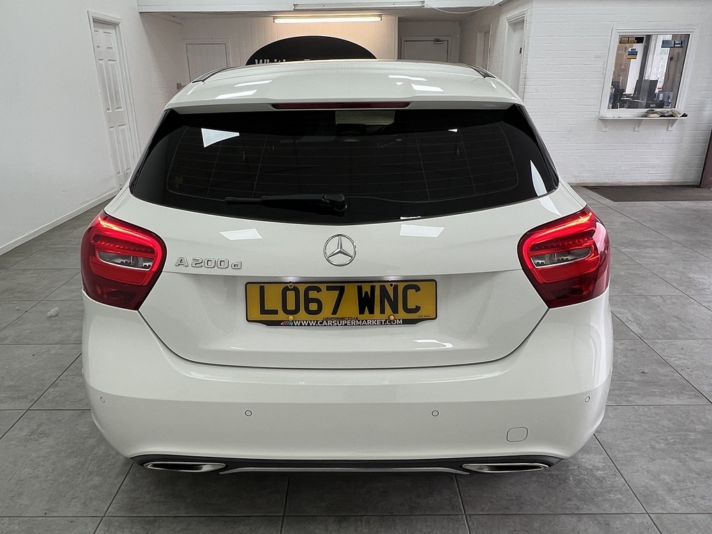 Mercedes-Benz A Class A200d Sport LO67WNC White #4
