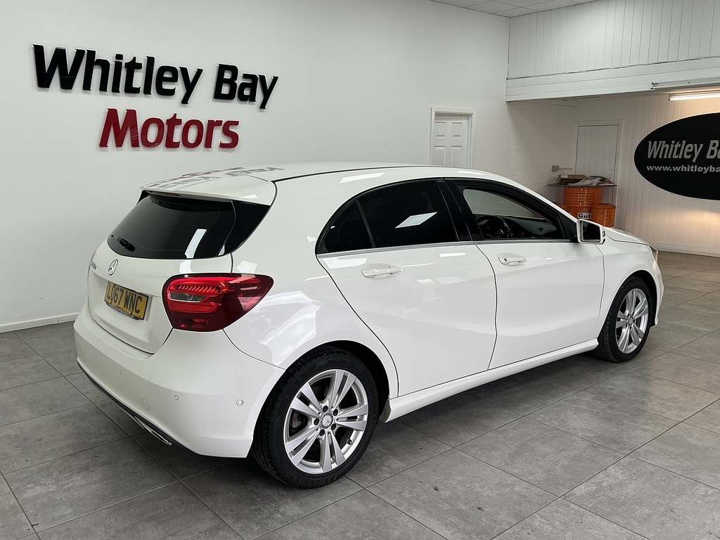Mercedes-Benz A Class A200d Sport LO67WNC White #3