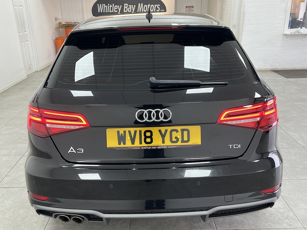 Audi A3 Tdi S Line WV18YGD Black #4