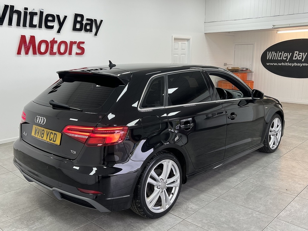 Audi A3 Tdi S Line WV18YGD Black #3