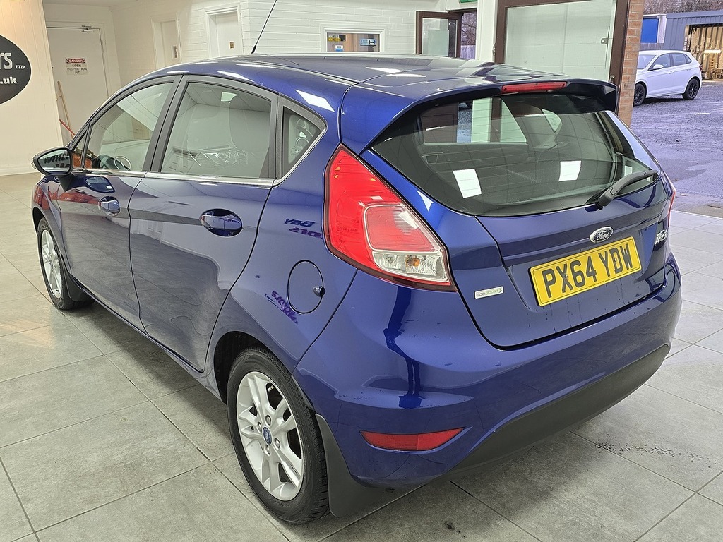Ford Fiesta T Ecoboost Zetec PX64YDW Blue #5