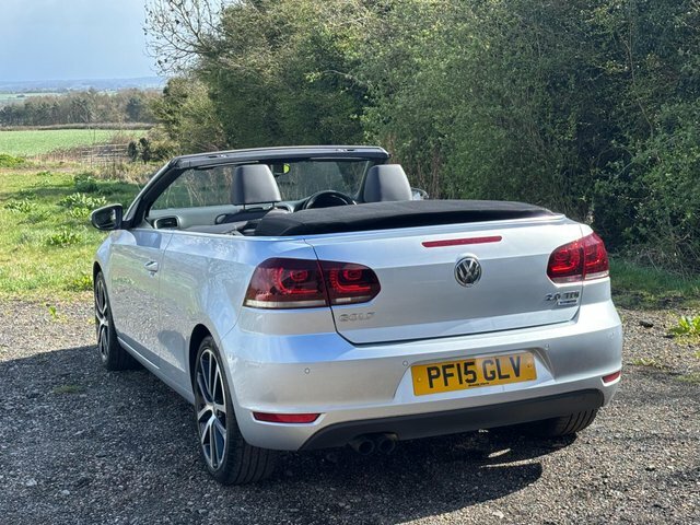 Volkswagen Golf 2.0 Tdi Bluemotion Tech Gt Cabriolet Euro 5 S S Silver #4