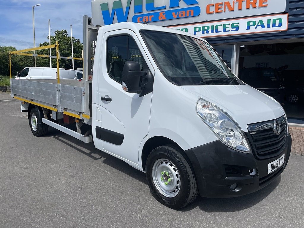 Vauxhall Movano 2.3 Cdti 3500 Biturbo Dropside R White #2