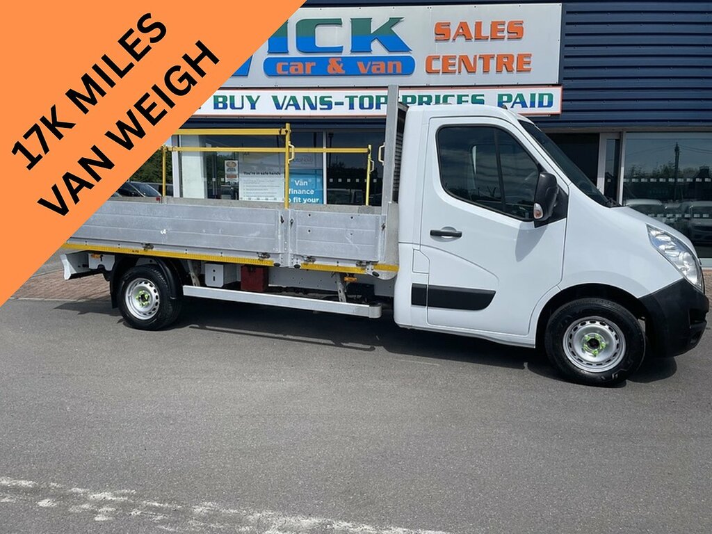 Vauxhall Movano 2.3 Cdti 3500 Biturbo Dropside R White